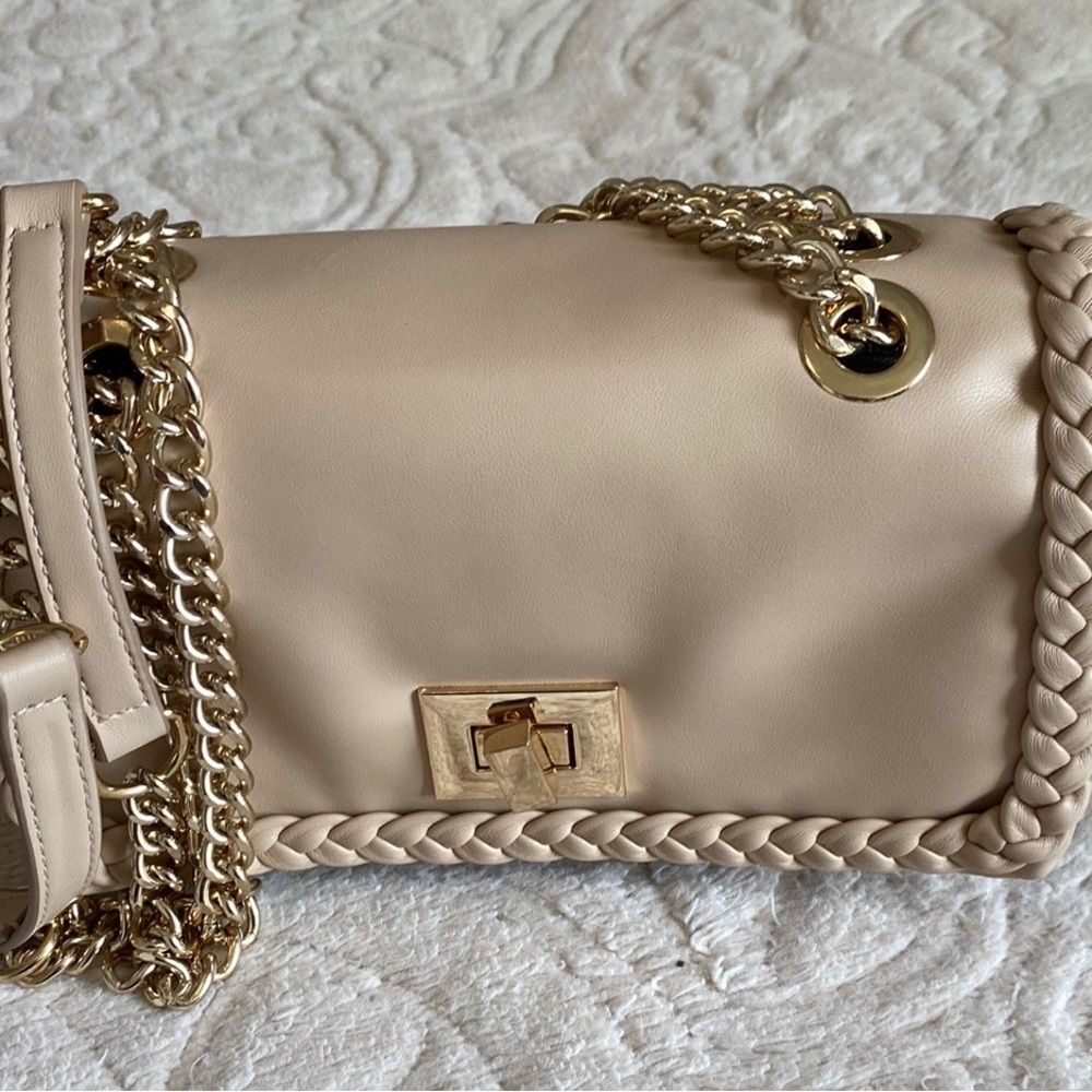 INC International Concepts Crossbody Chain link braided handbag Ajae - Picture 8 of 10
